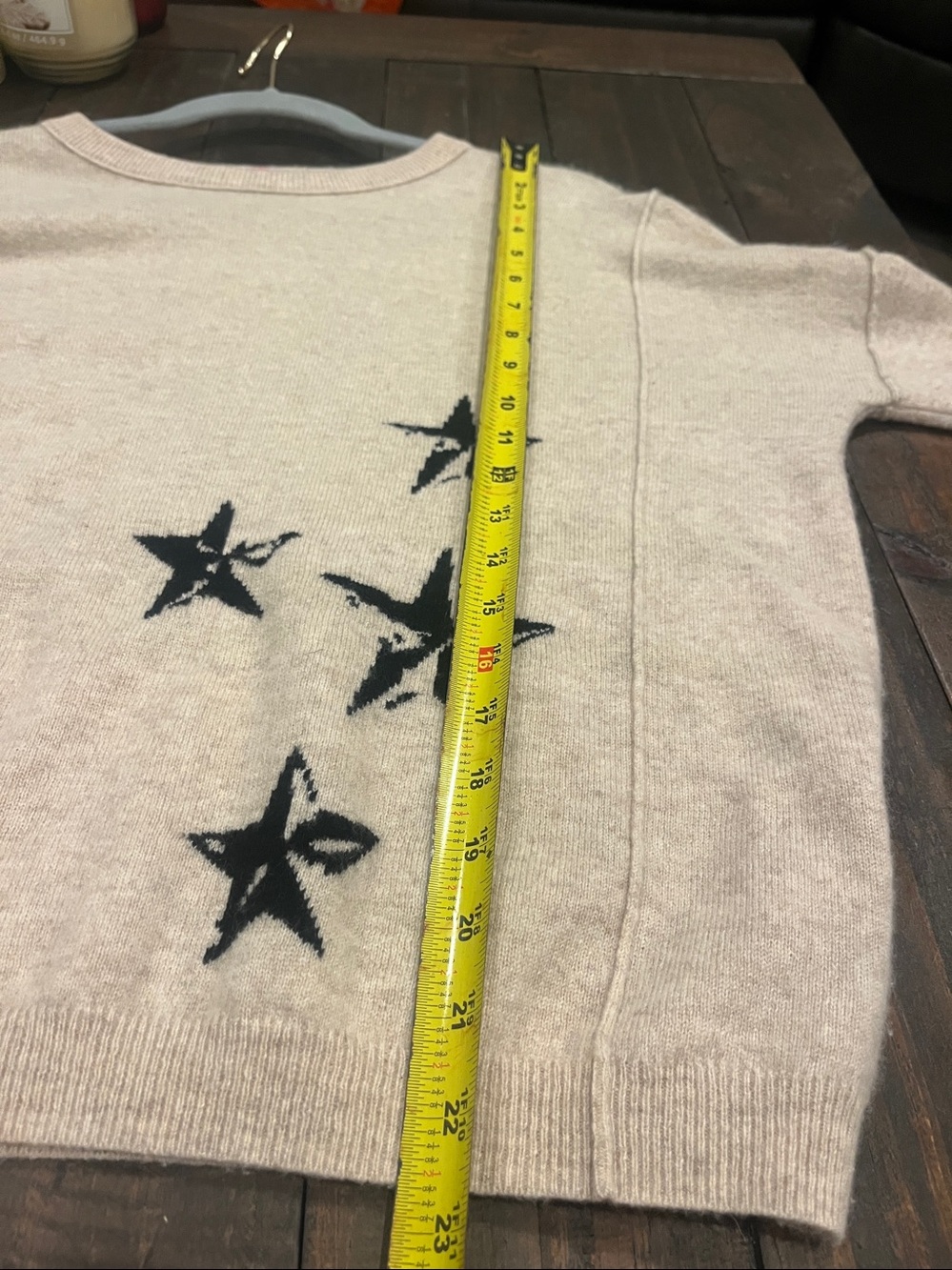 LABEL+ thread Cashmere Lucky Stars Scoop Neck - Picture 8 of 16